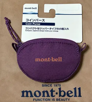 새상품 mont-bell 몽벨 코인 퍼스 코인 케이스 퍼플