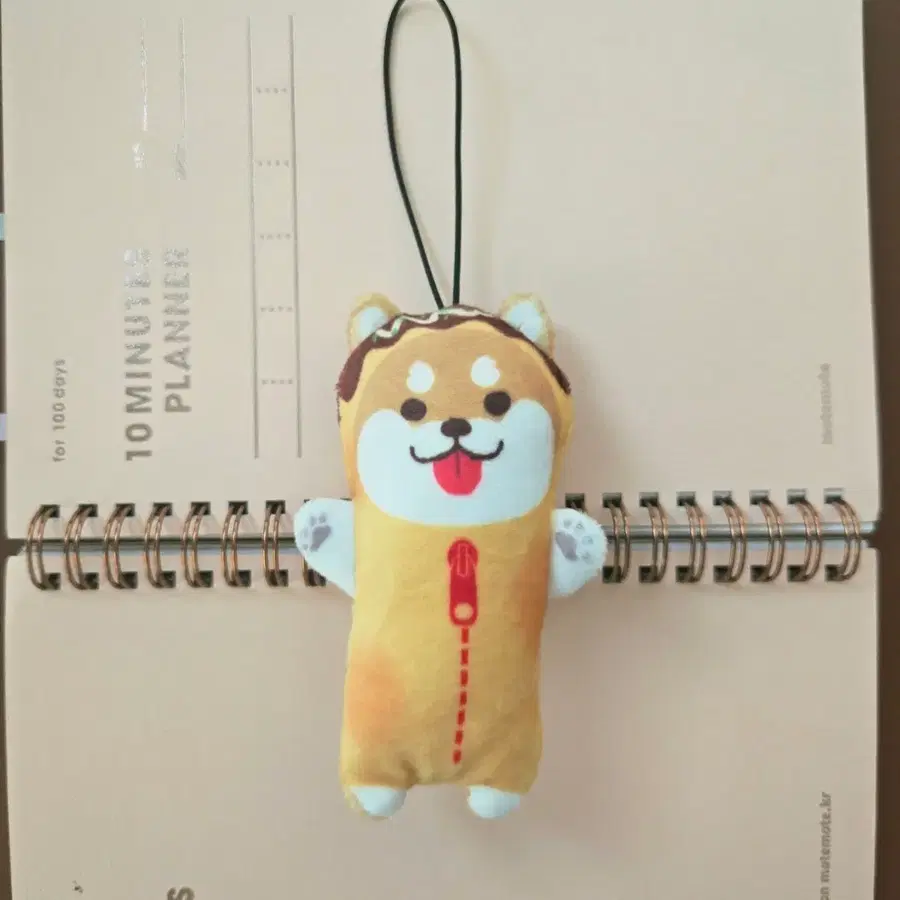 시바견 타코야끼 인형 키링