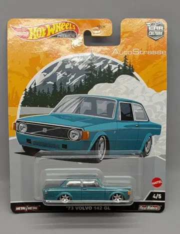 MATTEL HOTWHEELS AutoStrasse HCJ87 '72 VOLVO 142 GL 4/5