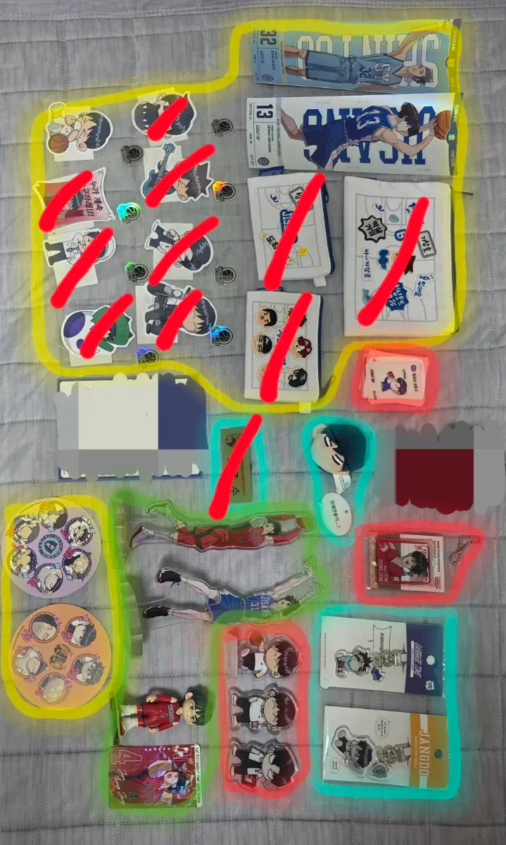 가비지타임 굿즈 (아크릴스탠드, 콜렉팅카드, 띠부씰, 피규어 등)