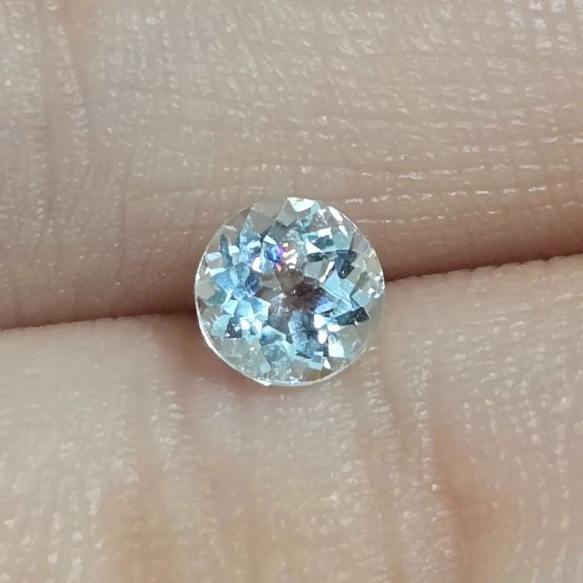 0.38ct 천연 투어멀린(전기석) 라운드컷 나석