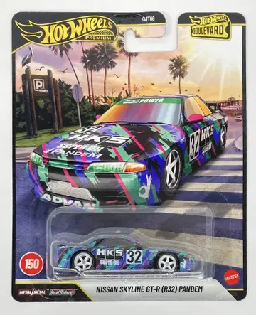 MATTEL HOTWHEELS BOULEVARD JHW41 닛산 스카이라인 GT-R(R32) 판뎀 150