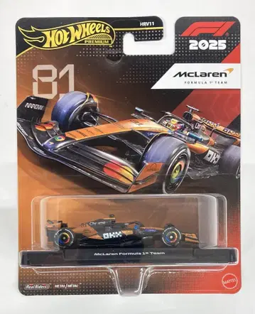 MATTEL HOTWHEELS PREMIUM HOTWHEELS McLaren Formula 1 Team/#81