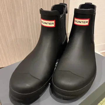 HUNTER 블랙 레인부츠 27cm 새상품급