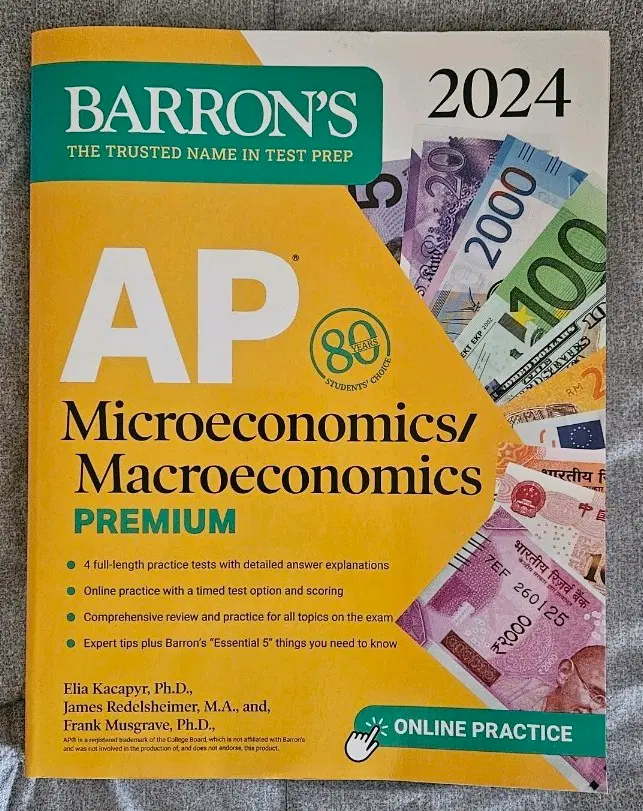 Barron's AP 미시경제학/거시경제학 프리미엄 2024