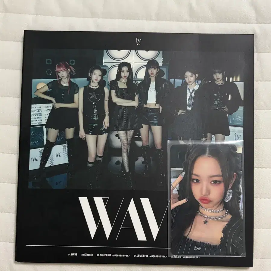 요청 시 덤) 아이브 IVE 장원영 포토카드 WAVE 일본 엘범