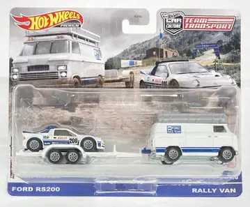 MATTEL HOTWHEELS 팀 트랜스포트 포드 RS200 & 랠리 밴 #33