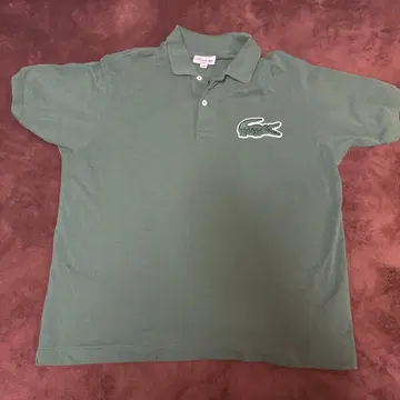 LACOSTE 라코스테 피케 셔츠 그린 FR6 US XL