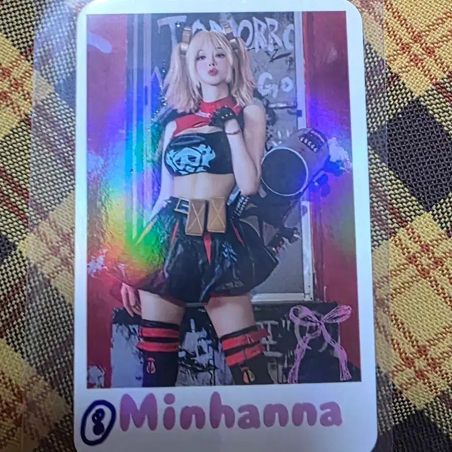 레이싱모델 민한나 kiss 포토카드