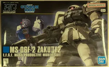 BANDAI SPIRITS HGUC 1/144 반다이남코판 자쿠 IIF2형 연방군 사양/8+ 표기 107