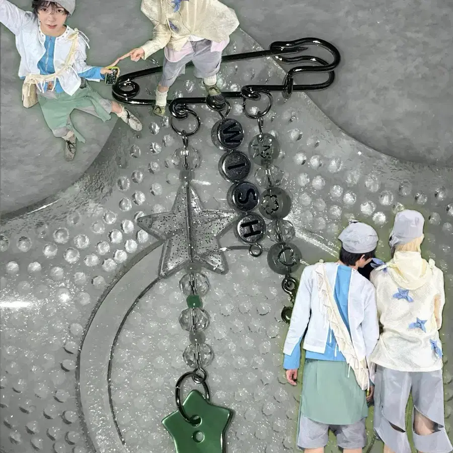 엔시티 위시 코어 옷핀 키링