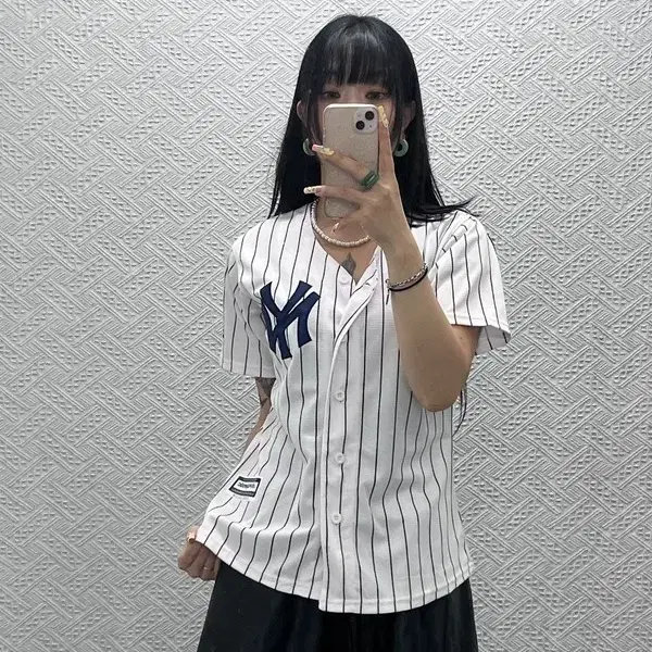 마제스틱 뉴욕양키스 산체스 야구 유니폼 셔츠 반팔티 L C13978