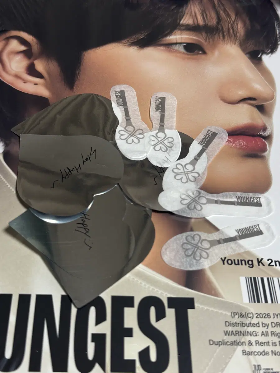 영케이 youngest 미개봉 앨범 + 컨페티 youngK 데이식스