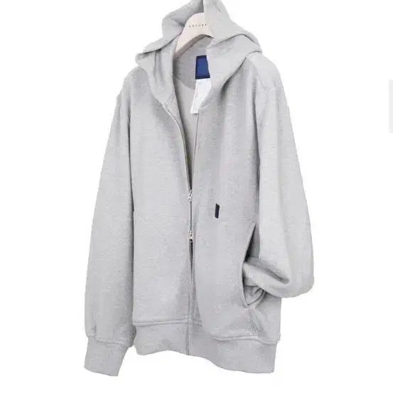 도큐먼트 Hooded Zip Up_Grey