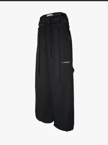 THEREDTHREAD layered waist pants black