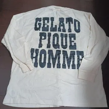 GELATO PIQUE HOMME 긴팔 T셔츠 화이트