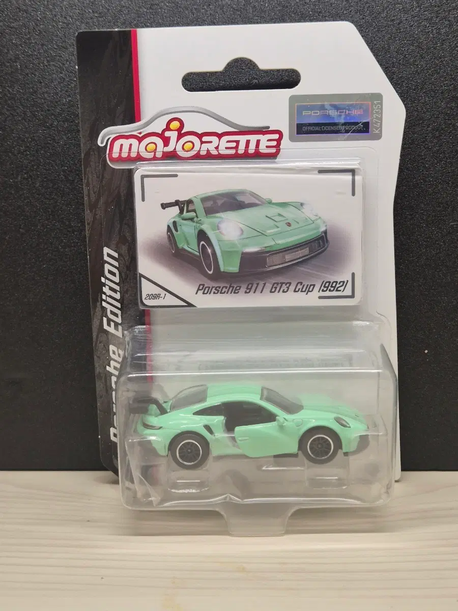 마조렛 포르쉐 911 GT3 컵 민트 다이캐스트