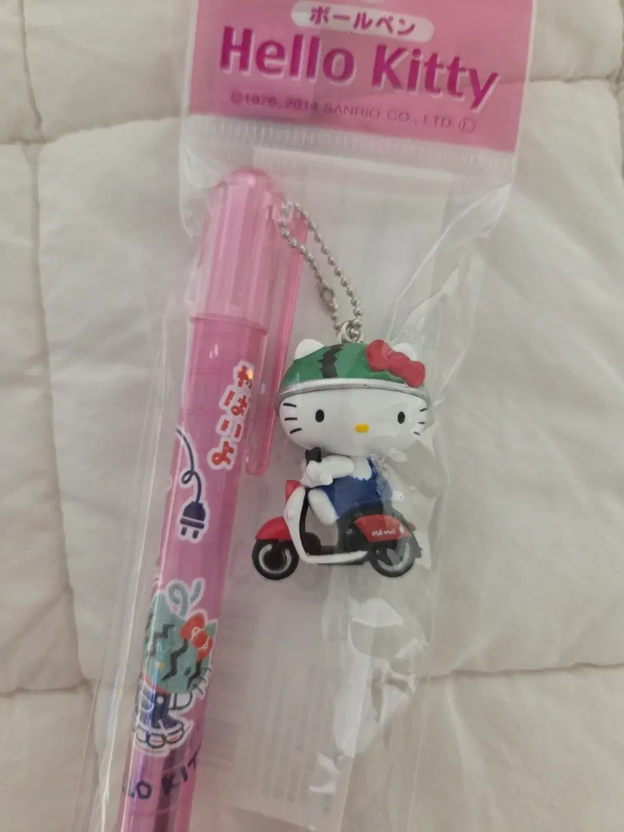 수박 키티 고전키티 키티스트랩 볼펜 오토바이 키티
