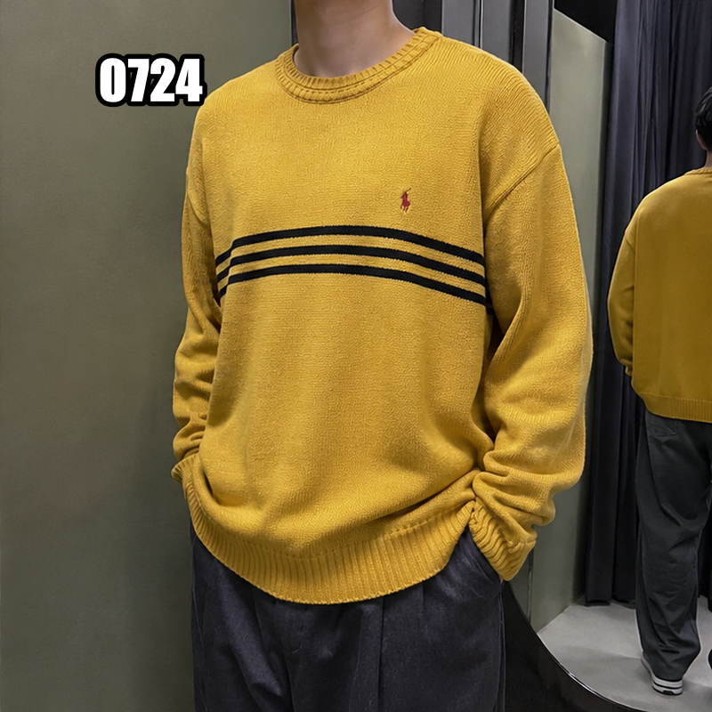 L 폴로 랄프로렌 빈티지 스트라이프 니트 스웨터