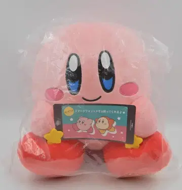 BANDAI SPIRITS 제일복권 별의 커비 푸푸푸한 하루 B상 포동포동 커비 봉제 인형 스마트폰 스탠드