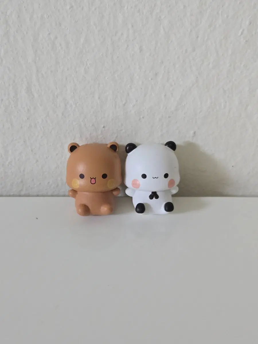 귀여운 곰돌이 피규어 2개 세트