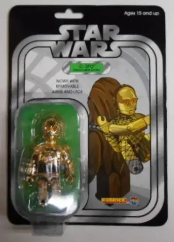 MEDICOMTOY KUBRICK/STARWARS C-3PO 탈착식 림ver 100%