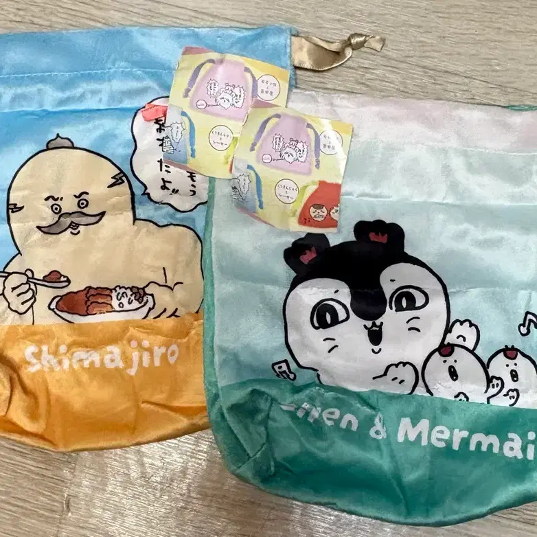일괄)치이카와 인어의섬 영화 파우치 가챠 시마지로
