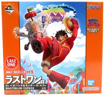BANDAI SPIRITS 제일복권 원피스 미래섬 에그헤드 라스트 원상 Dr. 베가펑크&몽키 D 루피 MASTERLISE EXPIECE