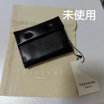 TREASURE TOPKAPI 블랙 3단 폴더형 지갑
