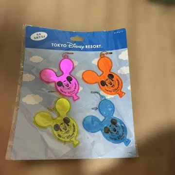 반사판 미키 벌룬 키체인