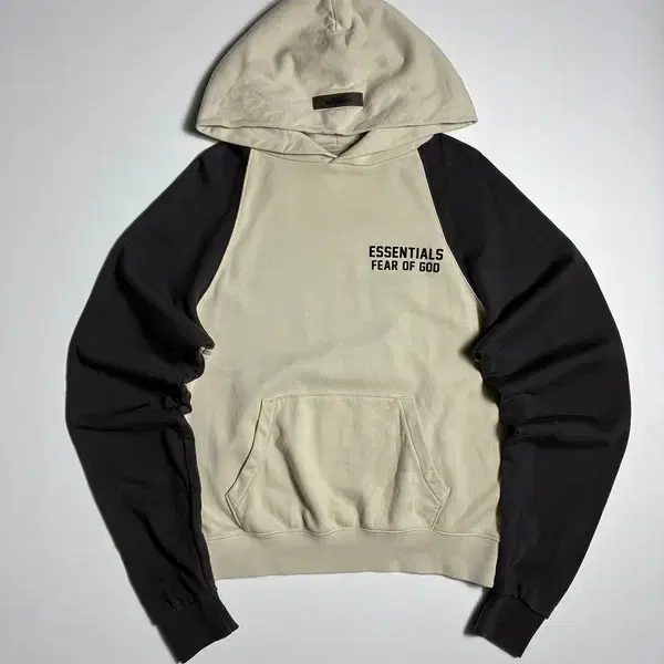 에센셜 피어오브갓 22SS 컬러블록 래글런 후드티 R2946