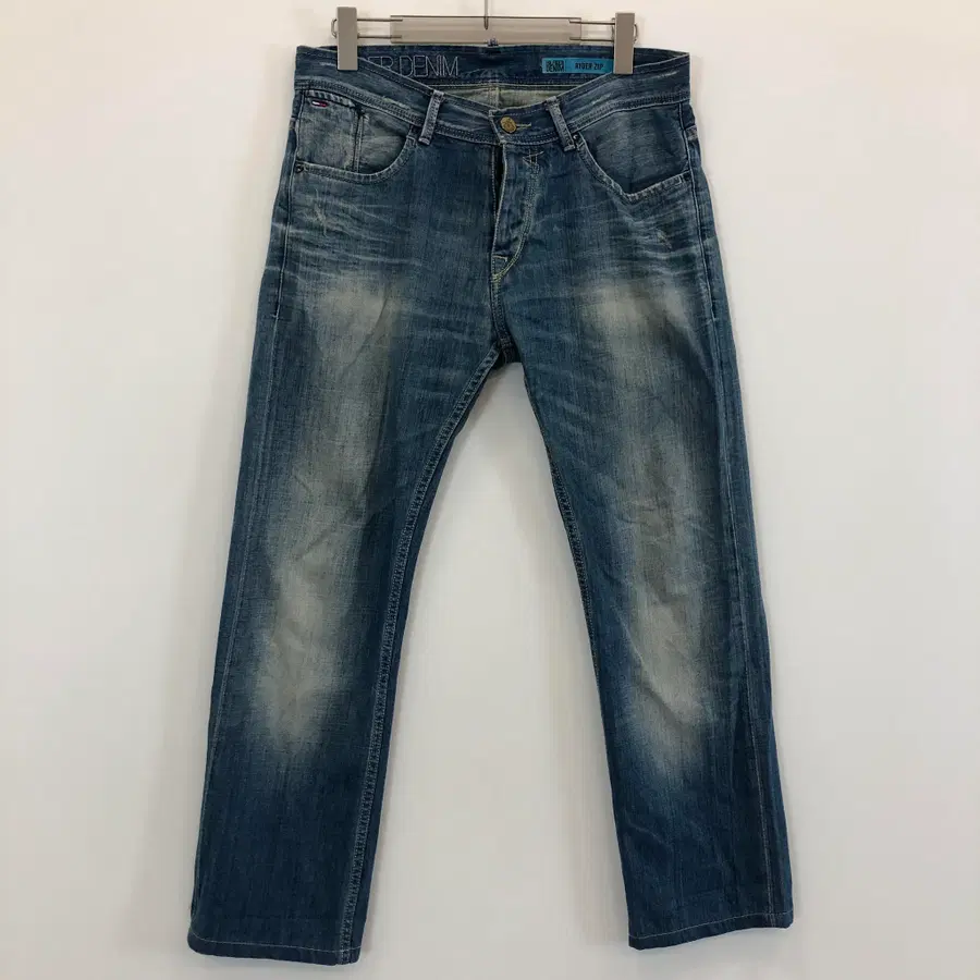 타미힐피거 RYDER ZIP 워싱 데님진 W30 L34