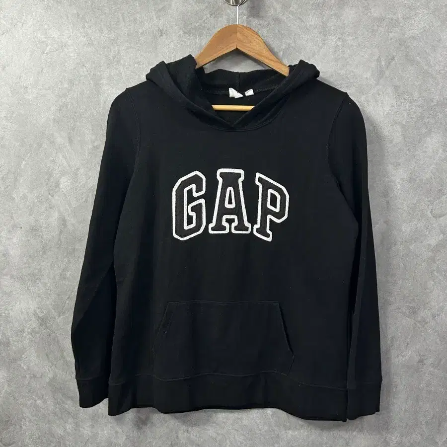GAP 로고 후드티 블랙 M