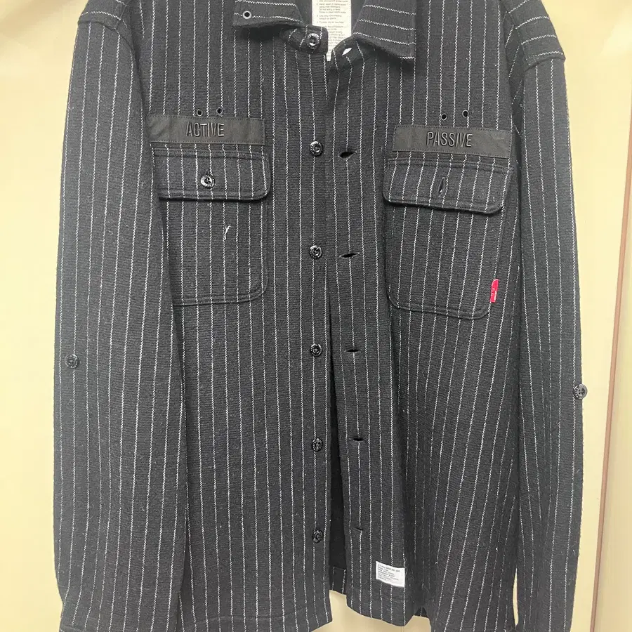 더블탭스 WTAPS 리마 스트라이프 울 셔츠(2007/2ND TSDT-SH-M01)