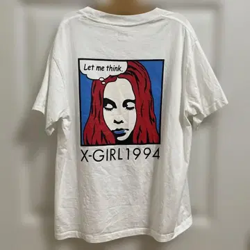 X-GIRL 1994 티셔츠 화이트