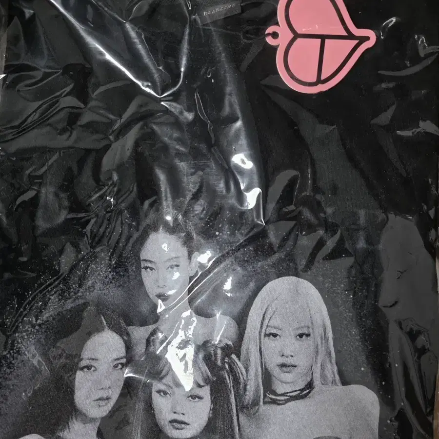 블랙핑크 데드라인 BLACKPINK BP Deadline 티셔츠 L 제니 지수 리사 로제 공식 MD 원가양도 포카 포토카드