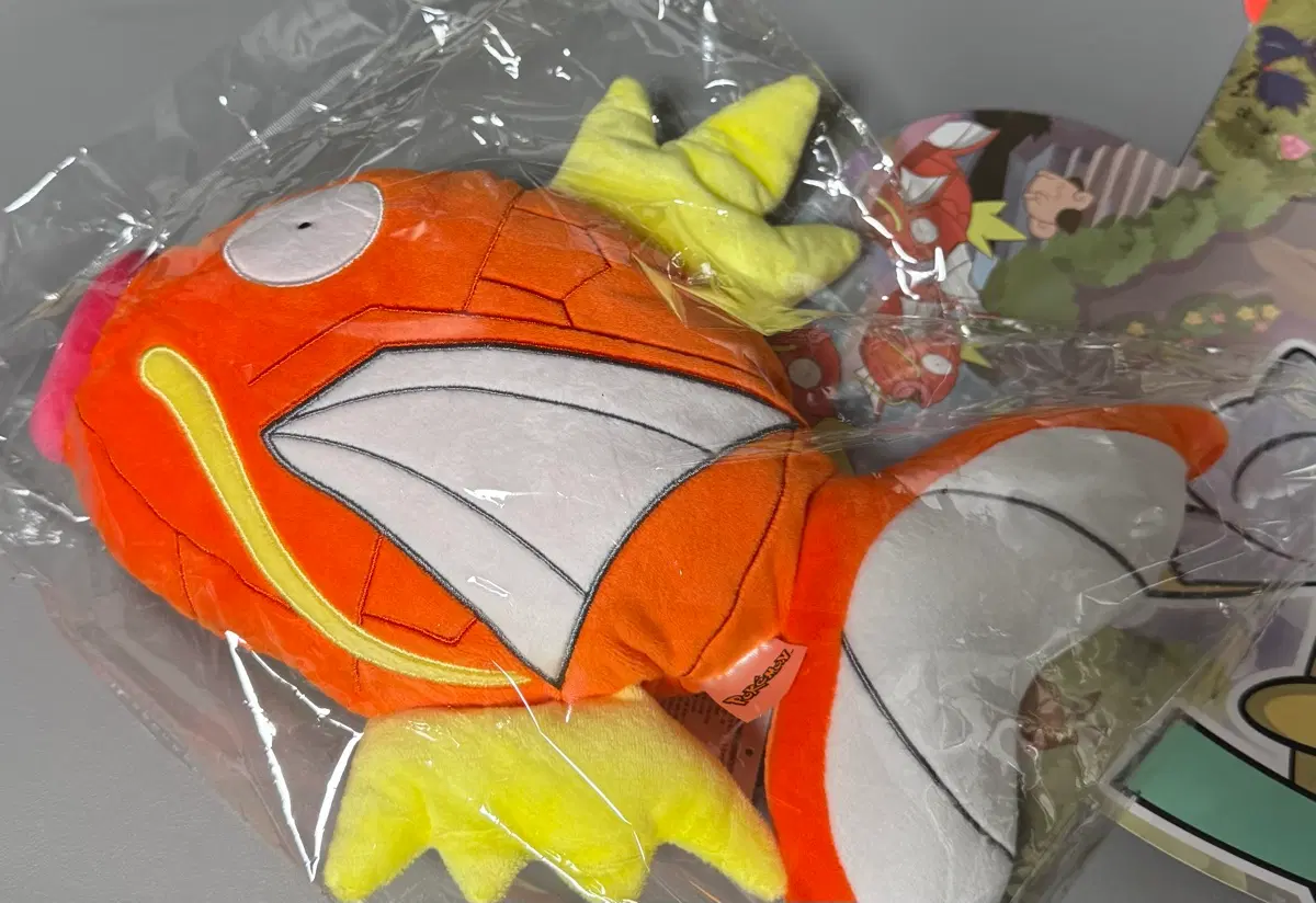 튀어오르기 잉어킹 25cm + 잉어킹 쇼핑백 + 지라치선캡 (별빛낙원) 미개봉새상품