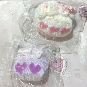NaNaMi 스퀴즈 케이크 모티브 대소 2개 세트