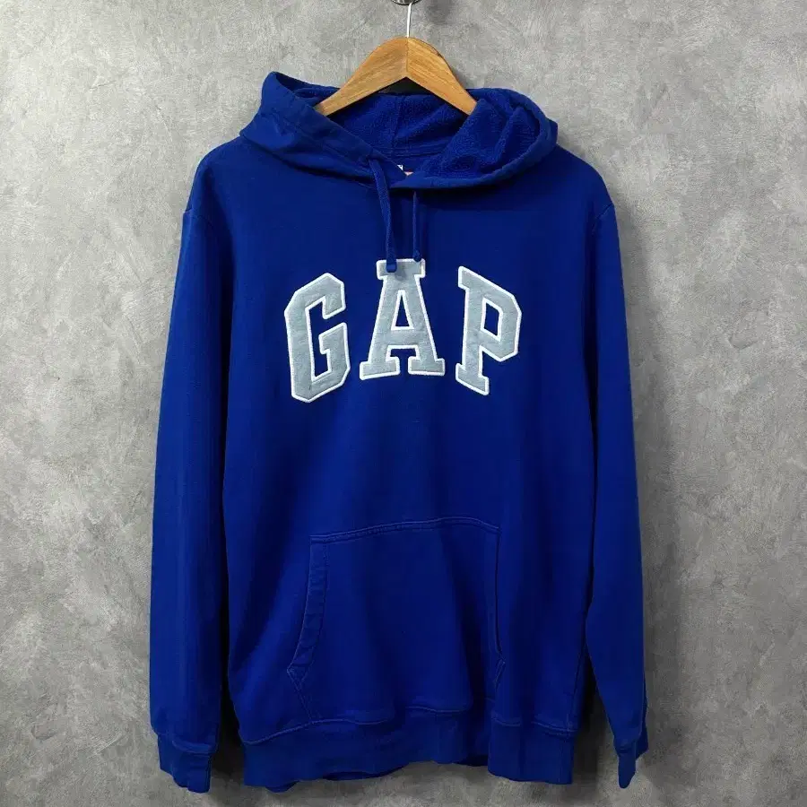 GAP 로고 후드티 블루 L 100사이즈