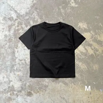 박스 실루엣 T셔츠 아메카지 그런지 PUNK 블랙 M