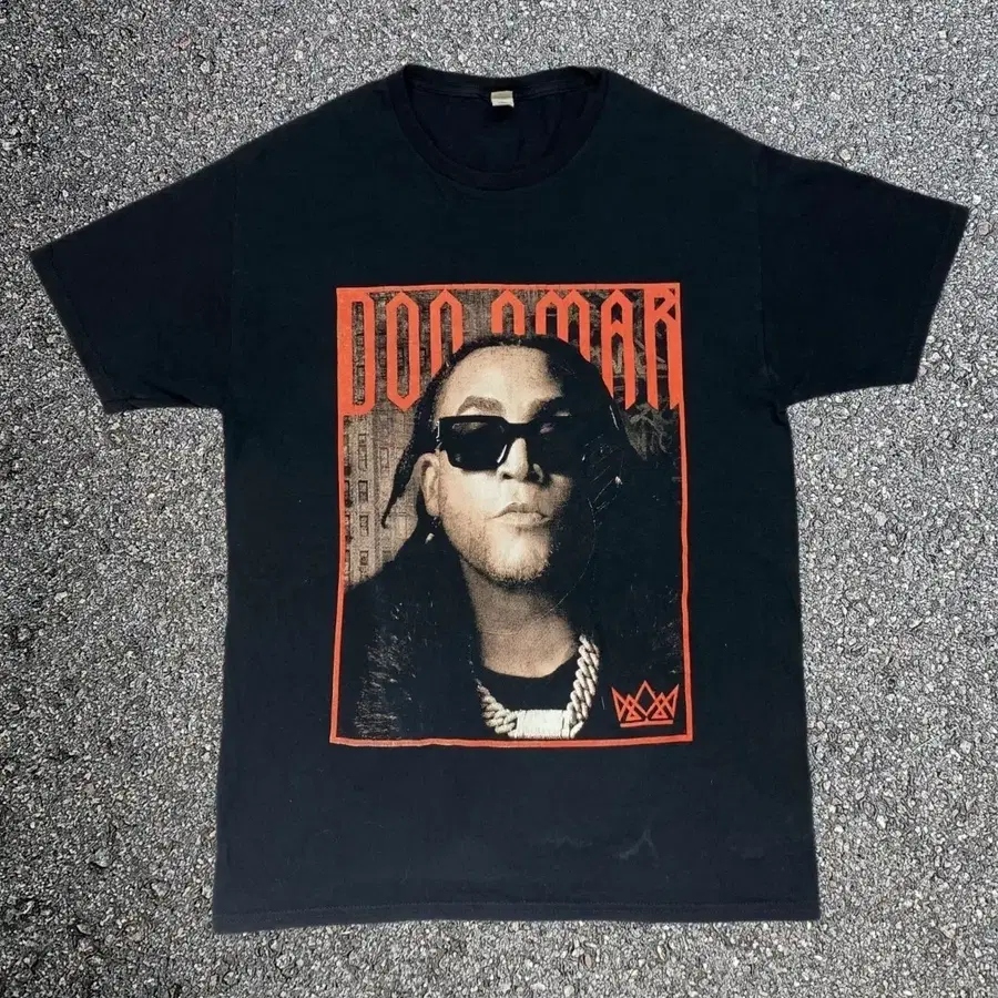 돈 오마르 Don Omar 투어 그래픽 밴드 티셔츠 M
