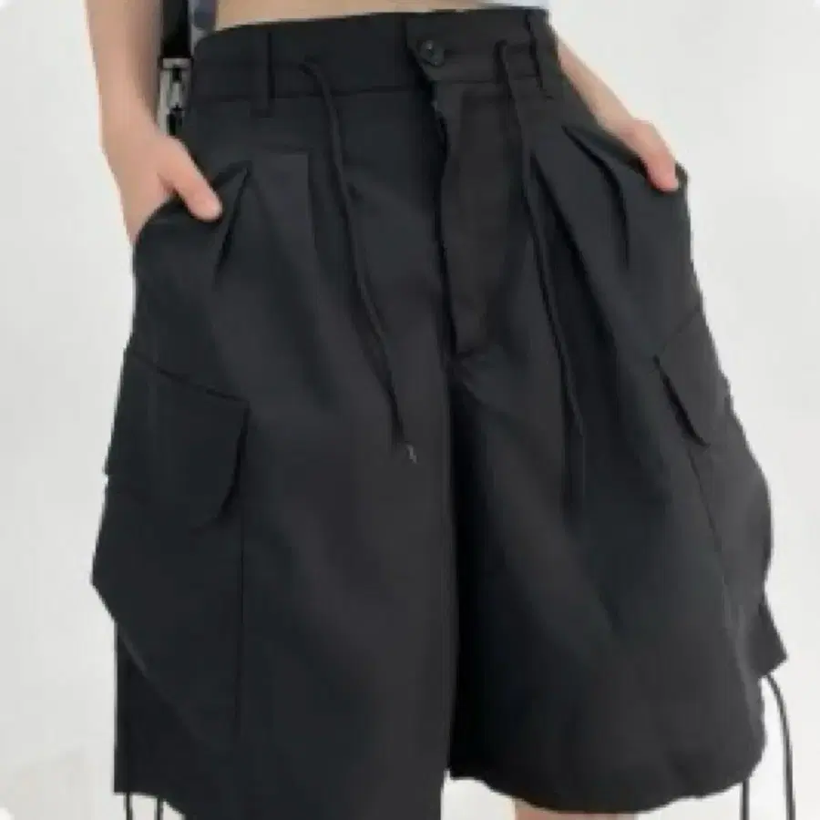 [벼룩] 아쿠비클럽 블랙 카고 반바지