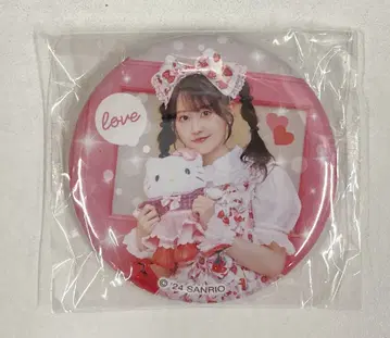 유이쨩 헬로키티 반짝반짝 리본 대작전 오구라 유이 캔뱃지 1