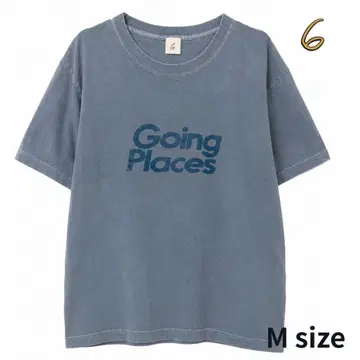 6 (ROKU) GOING PLACES 구제풍 T-SHIRT/T M 사이즈