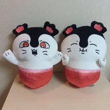영화 치이카와 (먼작귀) 인어섬의 비밀 세이렌 BIG 봉제 인형 2개 세트