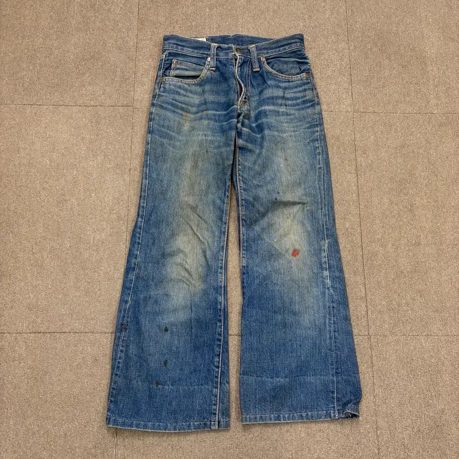 80s bison 빈티지 우먼스 웨스턴 벨바텀 부츠컷 데님 25