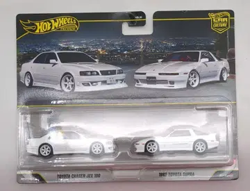 MATTEL HOTWHEELS PREMIUM 2-Pcaks TOYOTA CHASER JZX 100/1989 TOYOTA SUPRA 95703