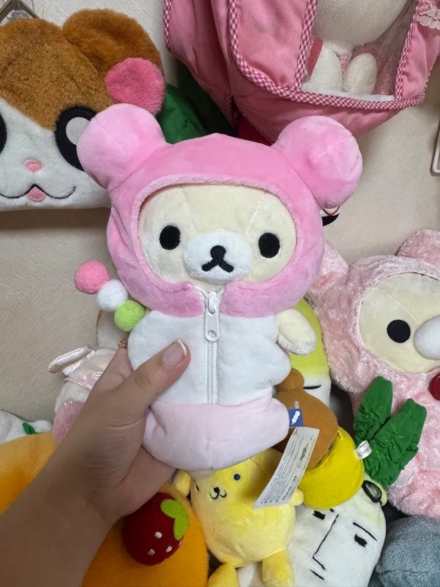 코리락쿠마 찻집 당고 인형 삼색당고 침낭