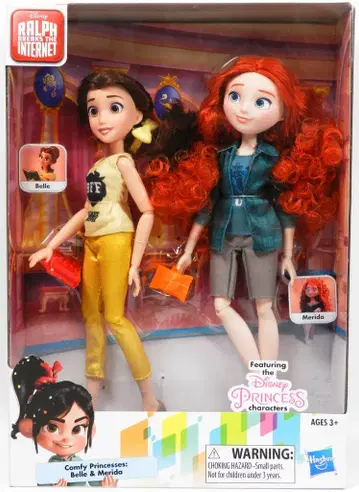 HASBRO DOLLS BELLE&MERIDA