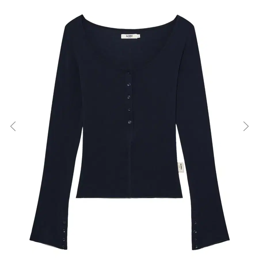 글로니 G BUTTON LONG SLEEVE 네이비